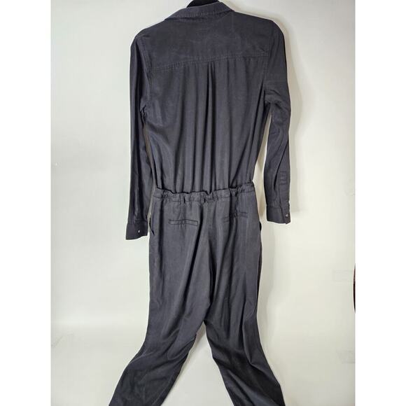 Pepe Jeans London Charcol Dark Denim Romper Jumpsuit Womes Size Small - Picture 4 of 7